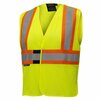 Pioneer Safety Vest, Hi-Vis, Yellow, FR, S/M V2510860U-S/M